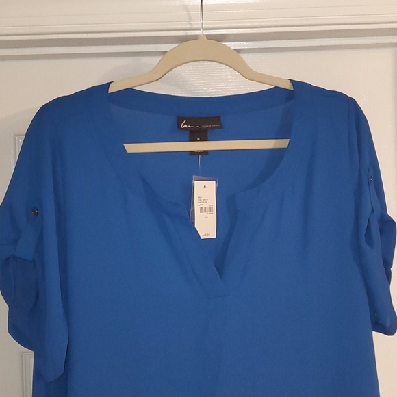 Lane Bryant Asymmetrical Hem Tunic - Picture 3 of 5